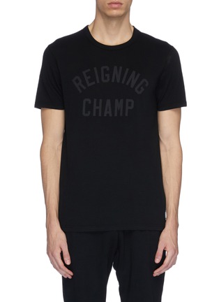 Main View - Click To Enlarge - REIGNING CHAMP - 'Club' logo print T-shirt