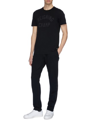 Figure View - Click To Enlarge - REIGNING CHAMP - 'Club' logo print T-shirt