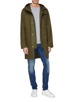Figure View - Click To Enlarge - PS PAUL SMITH - Mix pocket hooded parka