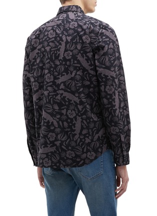 Back View - Click To Enlarge - PS PAUL SMITH - 'Urban Fox' graphic print shirt