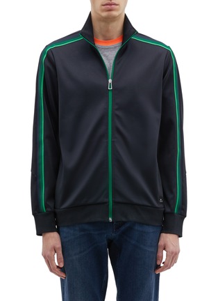 Main View - Click To Enlarge - PS PAUL SMITH - Stripe sleeve track jacket