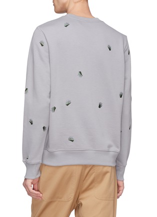 Back View - Click To Enlarge - PS PAUL SMITH - Hand graphic embroidered sweatshirt