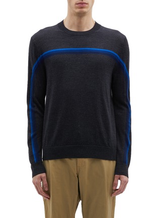 Main View - Click To Enlarge - PS PAUL SMITH - Stripe Merino wool sweater