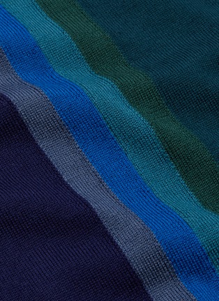  - PS PAUL SMITH - Stripe colourblock Merino wool sweater