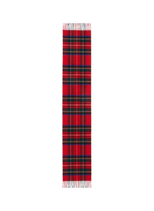 Main View - Click To Enlarge - JOHNSTONS OF ELGIN - Tartan plaid cashmere scarf