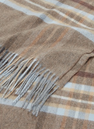 Detail View - Click To Enlarge - JOHNSTONS OF ELGIN - Tartan plaid cashmere scarf