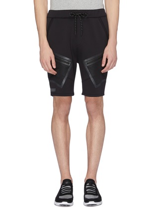 Main View - Click To Enlarge - DYNE - 'Renzo' mesh pocket water-resistant running shorts
