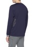 Back View - Click To Enlarge - DYNE - 'Latimer' contrast pocket mesh long sleeve T-shirt