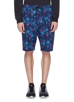 Main View - Click To Enlarge - DYNE - 'Pisano' floral print track shorts