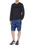Figure View - Click To Enlarge - DYNE - 'Pisano' floral print track shorts