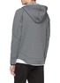 Back View - Click To Enlarge - DYNE - 'Renzo' water-resistant panelled zip performance hoodie