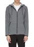 Main View - Click To Enlarge - DYNE - 'Renzo' water-resistant panelled zip performance hoodie