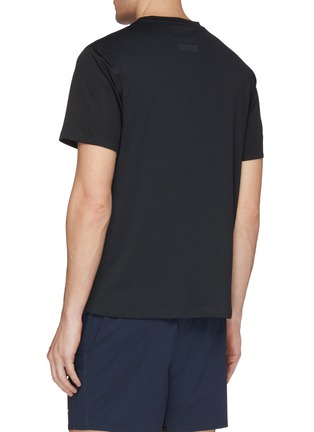 Back View - Click To Enlarge - DYNE - 'Combo' mesh front performance T-shirt