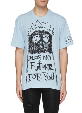 Main View - Click To Enlarge - HACULLA - 'Theres No Future For You' slogan graphic print T-shirt