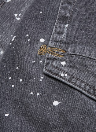  - DENHAM - 'Razor' paint splatter distressed slim fit jeans