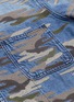  - DENHAM - 'Bruler' camouflage embroidered denim jacket