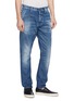 Front View - Click To Enlarge - DENHAM - 'Osaka' distressed carrot jeans