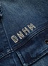  - DENHAM - 'Military' logo slogan embroidered denim jacket
