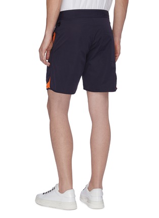 Back View - Click To Enlarge - MEANSWHILE - 'Equipment' mesh cuff board shorts