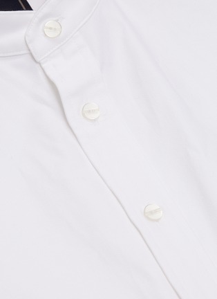  - MEANSWHILE - 'Transition' Mandarin collar Oxford shirt