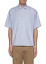 Main View - Click To Enlarge - MEANSWHILE - 'Transition' Oxford short sleeve shirt