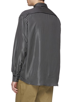 Back View - Click To Enlarge - JOSEPH - 'Martin' stripe oversized shirt