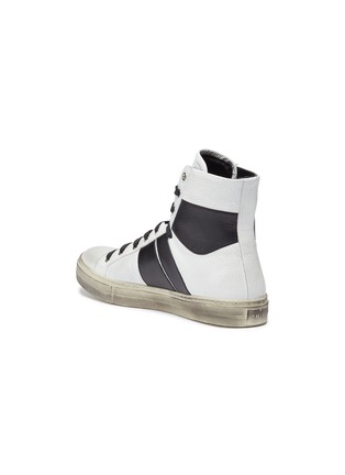 Detail View - Click To Enlarge - AMIRI - 'Sunset Vintage' colourblock leather high top sneakers