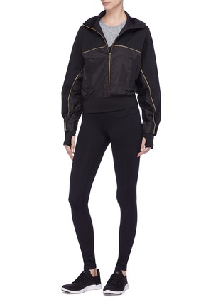 Figure View - Click To Enlarge - 42|54 - 'Golden Girl' batwing panelled track jacket