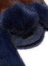Detail View - Click To Enlarge - SIMONETTA RAVIZZA - 'Furrissima' colourblock mink fur tote