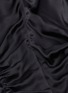 - MATÉRIEL - Ruched cutout waist drape silk dress