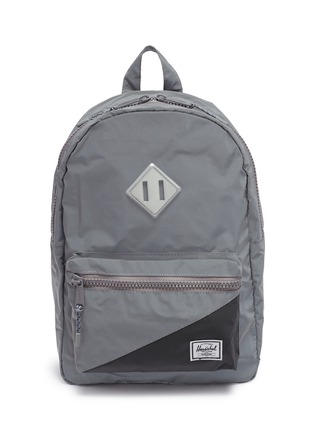 Main View - Click To Enlarge - HERSCHEL SUPPLY CO. - 'Heritage' colourblock reflective 16L kids backpack