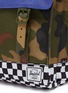 Detail View - Click To Enlarge - HERSCHEL SUPPLY CO. - 'Survey' colourblock camouflage print canvas 5.5L kids backpack