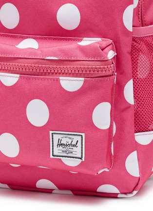 Detail View - Click To Enlarge - HERSCHEL SUPPLY CO. - 'Heritage' polka dot print canvas 16L kids backpack