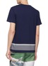 Back View - Click To Enlarge - ORLEBAR BROWN - 'Sammy' stripe hem T-shirt