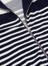  - ORLEBAR BROWN - 'Mathers' stripe terry zip hoodie