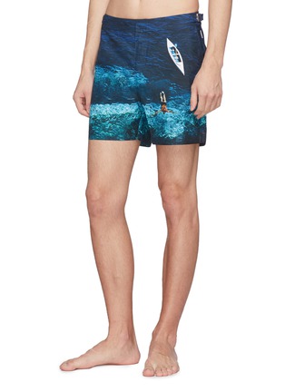 Figure View - Click To Enlarge - ORLEBAR BROWN - 'Bulldog Deep Sea' print swim shorts