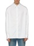 Main View - Click To Enlarge - Y/PROJECT - Layered shoulder trim oversized shirt
