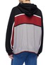 Back View - Click To Enlarge - Y/PROJECT - Logo intarsia colourblock knit hoodie