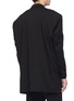 Back View - Click To Enlarge - Y/PROJECT - Sweatshirt jersey panel patchwork boxy blazer