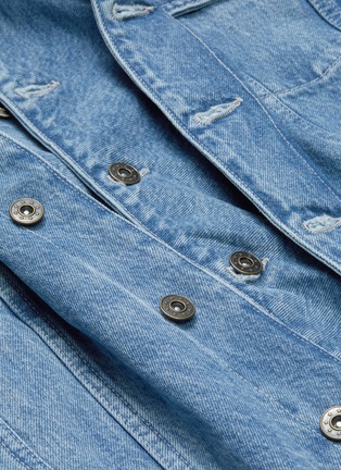  - Y/PROJECT - Layered button front denim jacket