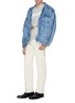 Figure View - Click To Enlarge - Y/PROJECT - Layered button front denim jacket