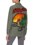 Back View - Click To Enlarge - MADEWORN - 'The Rolling Stones' mix graphic appliqué jacket