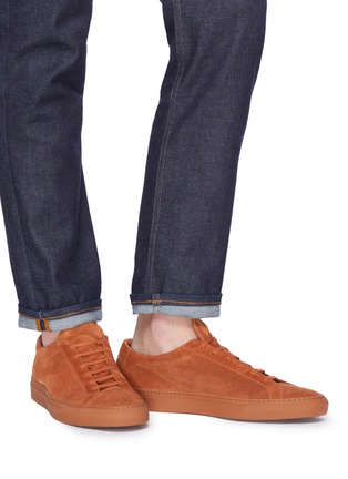 Figure View - Click To Enlarge - COMMON PROJECTS - 'Original Achilles' suede sneakers