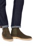 Figure View - Click To Enlarge - COMMON PROJECTS - Suede Chelsea boots