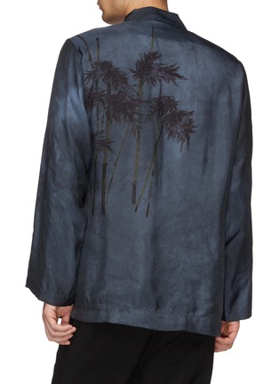 Back View - Click To Enlarge - UMA WANG - Palm tree print kimono shirt