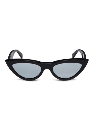 Main View - Click To Enlarge - CELINE - Mirror acetate cat eye sunglasses