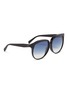 Figure View - Click To Enlarge - CELINE - Acetate oversized round sunglasses