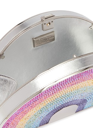 Detail View - Click To Enlarge - JUDITH LEIBER - 'Rainbow Shimmer' crystal pavé minaudière