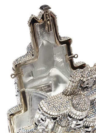 Detail View - Click To Enlarge - JUDITH LEIBER - 'Ice Castle' crystal pavé minaudière