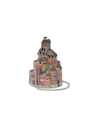 Detail View - Click To Enlarge - JUDITH LEIBER - 'Once Upon Castle' crystal pavé minaudière